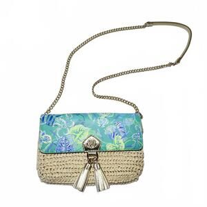 Lilly Pulitzer “ botanical green in a flutter” Crossbody Bag